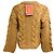 Autre Marque La DoubleJ Portrait Cardigan aus grobem braunem Wollstrick - Ansicht 3