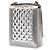 Borsa a tracolla Chanel Boy Flap North South in pelle di capra metallizzata matelassé argento - vista 2
