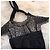 Autre Marque Top de encaje negro con cuello alto - vista 2