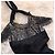 Autre Marque Top de encaje negro con cuello alto - vista 3