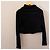 Autre Marque Sarah Pacini kurzer schwarzer Rollkragenpullover - Ansicht 3