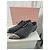 Miu Miu Oxford Nere in Pelle con Punta Metallica Nero - vista 9