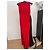 Valentino Roma Rotes Seiden-Abendkleid mit schwarzer Schärpe - Ansicht 2