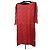 Escada Sport Vestido de mezcla de seda con estampado abstracto Negro Rosa Blanco Roja