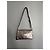 Borsa a tracolla Pinko Love One Classic Slouchy in pelle metallizzata argento Grigio Metallico - vista 3
