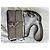 Borsa a tracolla Pinko Love One Classic Slouchy in pelle metallizzata argento Grigio Metallico - vista 7