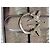 Borsa a tracolla Pinko Love One Classic Slouchy in pelle metallizzata argento Grigio Metallico - vista 8
