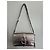 Borsa a tracolla Pinko Love One Classic Slouchy in pelle metallizzata argento Grigio Metallico - vista 9