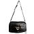Pinko Love Bag Click Soft Borsa a tracolla pelle verniciata nera Nero