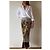 Jean Paul Gaultier Mesh Maxirock mit Blumenprint Braun Mehrfarben - Ansicht 2