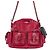 Maje Borsa Miss M Cargo in pelle craquelé rossa Rosso