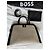 Hugo Boss Borsa Tote BOSS Ariell in pelle nera e tela beige Nero - vista 17