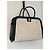 Hugo Boss Borsa Tote BOSS Ariell in pelle nera e tela beige Nero - vista 3
