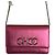 Jimmy Choo Borsa a tracolla in pelle rosa metallizzato