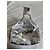 Ba&Sh Bolsa Tote M Lamine June Couro Prata - vista 12