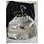 Ba&Sh Bolsa Tote M Lamine June Couro Prata - vista 17