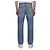 Jeans Ami Paris a Gamba Larga in Denim Blu Indaco - vista 3