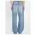Jeans Ami Paris a Gamba Larga in Denim Blu Indaco - vista 4