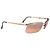 Persol Occhiali da sole sfumati semi-rimless Vintage Gold and Pink 2123 S D'oro - vista 3