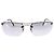 Ray-Ban Occhiali da sole Vintage Silver RB 3156 Semi Rimless 60/16 Argento