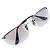 Ray-Ban Occhiali da sole Vintage Silver RB 3156 Semi Rimless 60/16 Argento - vista 5