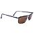 Persol Occhiali da sole rettangolari Denis in metallo nero opaco vintage 55/16 140mm Marrone - vista 3
