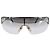 Ray-Ban Vintage Silver Metal RB 3159 Wings II Shield randlose Sonnenbrille Silber