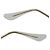 Ray-Ban Occhiali da sole Vintage Silver Metal W2263 con lenti a specchio ovali Argento - vista 5