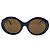 Persol Occhiali da sole Moschino By Rare Vintage Black Round Baroque Key M254 Nero