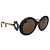 Persol Occhiali da sole Moschino By Rare Vintage Black Round Baroque Key M254 Nero - vista 3