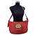 Gucci Rote Leder-Hobo-Schultertasche in Halbmondform mit Logo-Print - Ansicht 2