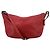 Gucci Rote Leder-Hobo-Schultertasche in Halbmondform mit Logo-Print - Ansicht 3