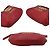 Gucci Rote Leder-Hobo-Schultertasche in Halbmondform mit Logo-Print - Ansicht 4