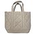 Vanessa Bruno S Shopper Leder gesteppt Ecru Beige Roh