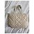 Vanessa Bruno S Shopper Leder gesteppt Ecru Beige Roh - Ansicht 5