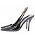 Gucci Schwarze Lackleder-Pumps - Ansicht 3