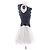 Jonathan Simkhai Abito mini Midnight blu e bianco - vista 3