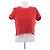 Autre Marque Crop-top rosso in spugna