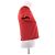Autre Marque Crop-top rosso in spugna - vista 3