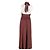 Autre Marque Vestido largo Boden marrón de viscosa Castaño - vista 6