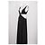 Vestido maxi negro Chiara Ferragni de viscosa - vista 4