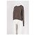 Autre Marque Camisola de cashmere castanha Marrom - vista 4