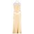 Abito in seta giallo Reformation