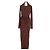 Autre Marque Vestido mini marrón RONNY KOBO Castaño - vista 6
