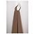 Autre Marque Vestido maxi marrón RONNY KOBO Castaño - vista 5