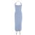 Autre Marque Vestido midi azul de viscosa ORSEUND IRIS