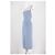 Autre Marque Vestido midi azul de viscosa ORSEUND IRIS - vista 4