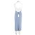 Autre Marque Vestido midi azul de viscosa ORSEUND IRIS - vista 6