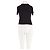 Autre Marque Top recto negro de viscosa LILYSILK Talla S
