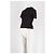Autre Marque Top recto negro de viscosa LILYSILK Talla S - vista 4